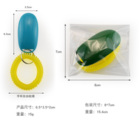Clicker d'agilité pour chien en acier inoxydable, écologique, tendance, pas cher, plusieurs couleurs, logo personnalisé avec sangle