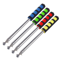 2M Perche à drapeau télescopique de luxe en acier inoxydable de qualité supérieure, perche à drapeau de guidage, perche à drapeau de voyage, baguette de direction musicale, pointeur pour enseignant