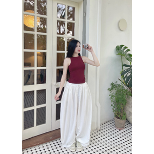 เสื้อกล้ามรัดรูปผ้ายืดสำหรับผู้หญิงเสื้อกล้ามออกกำลังกายโยคะสายเว้าหลังรัดรูป - Product Image 4