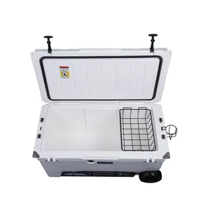 Isolierter Lunchbox-Kühler Preis 70QT mit Rädern Große Kühltaschen box, Rotomold-Kunststoff-Eis kiste