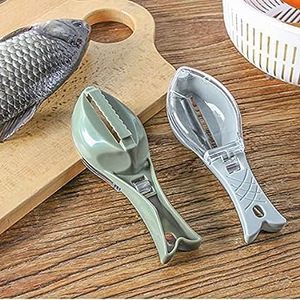 Écailleur de poisson, Grattoir à écailles, Couteau à poisson, Outil de nettoyage et d'épluchage du poisson, Outils de nettoyage du poisson pour la cuisine, Éliminateur d'écailles - Product Image 3