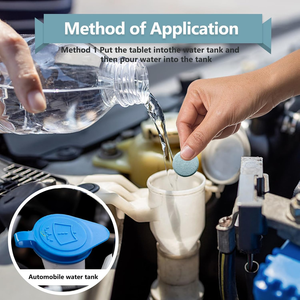 Ô tô Glass Cleaner phù hợp cho cửa sổ xe kính chắn gió máy giặt rắn sủi bọt - Product Image 3