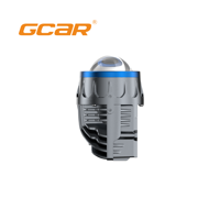 GCAR Phare antibrouillard tout-terrain bi-LED haute puissance 2 pouces 6000K IP67 étanche compact universel pour conduite assistée et rétrofit automobile
