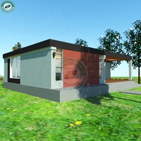 Maisons modulaires de luxe standard américaines, maisons préfabriquées à vendre, kit de maison en panneaux de fibres de ciment SIP