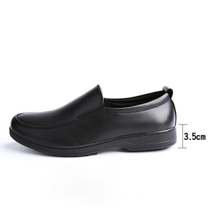 Zapatos de Chef impermeables de salida de fábrica, zapatos de Chef antideslizantes de trabajo de cocina de cuero de microfibra suave - Product Image 3