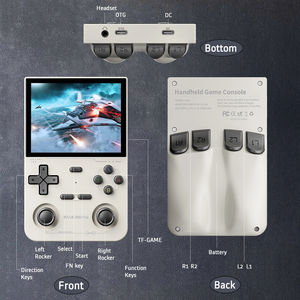 Consola <span class=keywords><strong>de</strong></span> Videojuegos Portátil K36 Retro con Pantalla IPS <span class=keywords><strong>de</strong></span> 3.5 Pulgadas 500 Nits <span class=keywords><strong>de</strong></span> Brillo y <span class=keywords><strong>Emulador</strong></span> con 15000 Juegos para PS1 PSP DC N64 SS - Product Image 5
