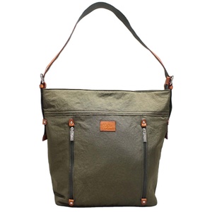 Vintage Green Nylon Hobo Bag Large Capacity Adjustable Leather <b>Strap</b> <b>Shoulder</b> Bag Casual Crossbody Tote for Women - Product Image 2