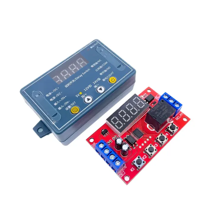 DC 5V 12V 24V 10A Temporisation Réglable Relais Module 32 Modes LED Numérique Déclencheur Minuterie Contrôle Interrupteur Impulsion Cycle