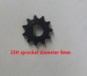 25H T8F T10F链轮高速电机原装链轮D孔方孔电机齿轮适用于MY1016 MY1020电机 - Product Image 5