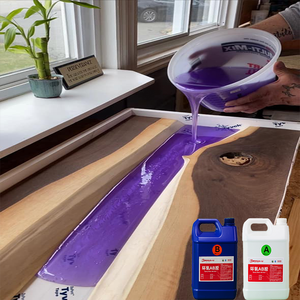 Жидкий прозрачный кристалл чистая эпоксидная смола два компонента 1201AB-11 галлонов комплект эпоксидной смолы AB Клей - Product Image 3