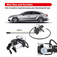 Pompe à air portative 12v voiture Mini Compresor compresseur d'air électrique gonfleur de pneu pompe à air pour Machine de compresseur de pneu de voiture