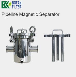Nuevo Filtro Magnético Bofan de 12000 Gauss para Eliminar Hierro, Acero Inoxidable SS304, Tubería de 1-1/2'', Alto Caudal de 30-50m/H, 5 Barras Magnéticas - Product Image 1