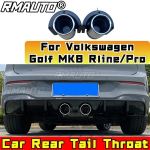 Car Tail Throat Stainless Steel Silencer Body Kit for Volkswagen <strong>Golf</strong> MK8 <strong>Rline</strong>/Pro Rear Tail Throat Liner Modification Part - Product Image 1