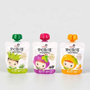 Bolsa de Envasado Reutilizable con Boquilla, Personalizable, de Plástico, <span class=keywords><strong>para</strong></span> Leche, Alimentos <span class=keywords><strong>para</strong></span> Bebés, Puré, Queso - Product Image 1