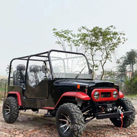Voiture Classique Certifiée CE Willys Jeep Tout-Terrain Buggy Classique Plusieurs Couleurs 2/4/6 Personnes Essence en Promotion