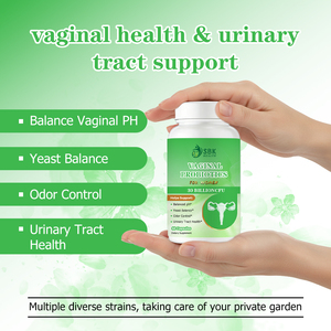 Cápsulas de Probióticos Vaginales de Marca Privada, Complejo Probiótico de Actividad Total, Ayuda a Equilibrar la Flora Vaginal, Cápsula de Lactobacillus acidophilus - Product Image 4