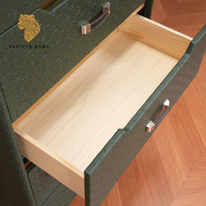 <span class=keywords><strong>Commode</strong></span> <span class=keywords><strong>vintage</strong></span> en bois massif à 5 tiroirs, meuble de rangement modulaire pour vêtements - Product Image 3