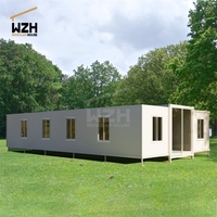 Maison conteneur préfabriquée pliable en acier de bonne qualité, facile à assembler, modulaire et portable, pour logements d'appoint extérieurs