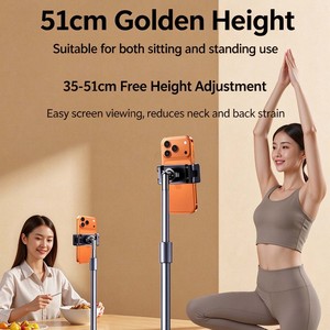 UGREEN LP690 Adjustable Lift Desktop <b>Phone</b> <b>Holder</b> 360 Rotatable Overhead Shooting Stand for Live Stream Video Recording - Product Image 3