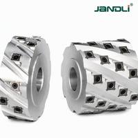 Tête de coupe hélicoïdale sur mesure pour le travail du bois, alésage et hauteur personnalisés pour centre d'usinage CNC