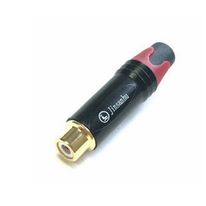 Conector Phono RCA Jinsanhu Hembra, Chapado en Oro, Aislamiento Azul, Adaptador de Audio y Video en Línea - Product Image 2
