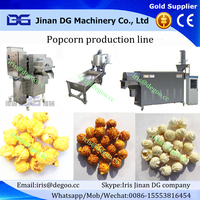 Machine à enrober le pop-corn au chocolat Cretors commerciale / machine à pop-corn / ligne de production d'enrobage de pop-corn