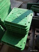Couvercle d'accès composite SMC B125 360x360mm pour carrière et drainage routier