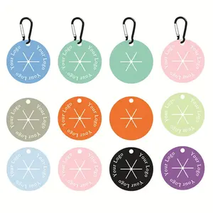 Best seller özelleştirmek logosu taşınabilir kauçuk PVC Pet köpek kaka torbası tutucu kanca ile atık torbası klip dağıtıcı taşıyıcı - Product Image 1