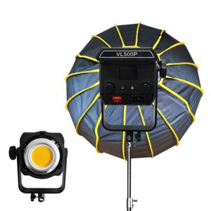 Lampe LED COB 500W à température de couleur réglable pour <span class=keywords><strong>studio</strong></span> photo, éclairage <span class=keywords><strong>selfie</strong></span>, en plastique et alliage d'aluminium, pour téléphone - Product Image 5