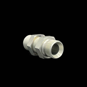 Raccord hydraulique traversant Imperial Standard 6B-LN, filetage interne conique 60, filetage externe 60, type de cloisonnement - Product Image 3