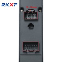 Saklar Jendela Mobil Mazda 2 2008-2015 Master Control Auto Switches RHD ABS+PA66 Pengangkat Kaca DF80-66-350A Pengganti OEM