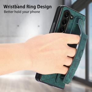 Couverture de téléphone portable en cuir PU à la mode avec étui à dragonne accessoires de téléphone portable étui inclus pour <span class=keywords><strong>Samsung</strong></span> <span class=keywords><strong>Z</strong></span> <span class=keywords><strong>Fold</strong></span> <span class=keywords><strong>3</strong></span> 4 5 6 7 - Product Image 6