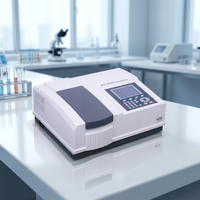 Spectrophotomètre à double faisceau BRT-5600UV C-T, monochromateur, calibrage automatique de la longueur d'onde, exportation de données USB, détecteur optique de laboratoire