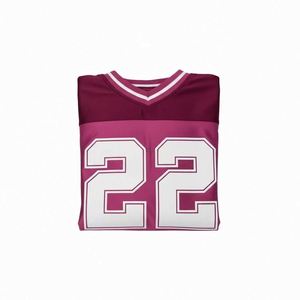 Custom University Team Women's Plus Size Lightweight <b>Mesh</b> Cropped Boxy Crop Top Short Quick Dry American Football Jersey - Product Image 6