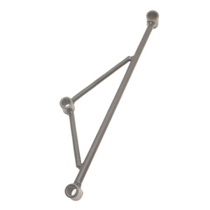 Fuxi Qiaoge Scooter Exhaust Mid Section <b>Bracket</b> GY6 125 Steel Gray Motorcycle Modification Part - Product Image 5