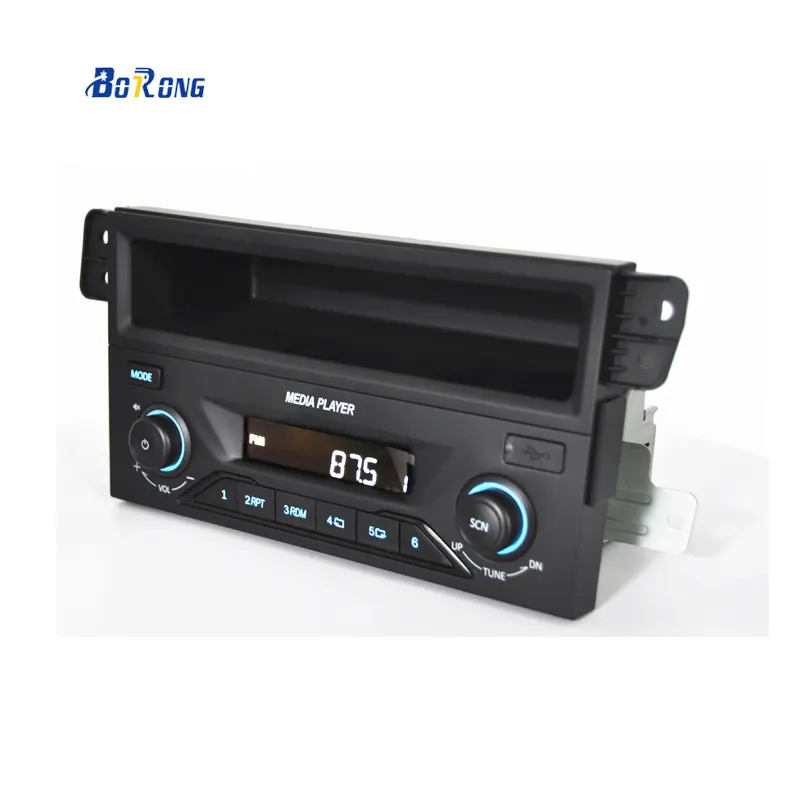 TOP Car Radio MP3 Player 12V 24V FM Radio AUX Input Stereo Audio