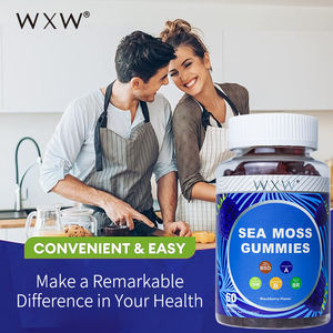 Gummies immunitaires végétaliens WXW Stock à base d'algues marines et de varech, sans sucre, avec huile de nigelle et algues marines pour la digestion - Product Image 5