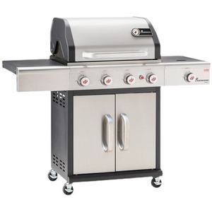 Grande vente sur les grils BBQ modernes, luxueux et haut de gamme <span class=keywords><strong>en</strong></span> acier inoxydable pour l'extérieur, style coré<span class=keywords><strong>en</strong></span>, 4 brûleurs, options <span class=keywords><strong>gaz</strong></span> et charbon de bois - Product Image 2