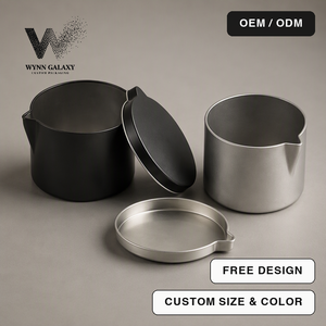 Contenedor de Metal con Boquilla Vertedora de 4oz y 8oz, de Aluminio sin Costuras, Antigoteo, para Derretir Cera, Bálsamo, Manualidades DIY, Fabricante - Product Image 1