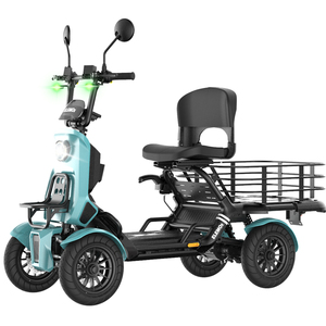 Voiture électrique quatre roues motrices 2025 avec double batterie, autonomie de 130 km, système de motorisation différentielle 500W et prix - Product Image 1