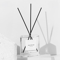 Diffuseur de parfum élégant en verre carré pour salon, chambre, hall d'hôtel, décoration intérieure, ambiance aromatique