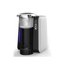 Machine à café individuelle avec réservoir d'eau intégré, cafetière à café moulu, mini-machine à café à une touche pour la maison, le bureau et les voyages