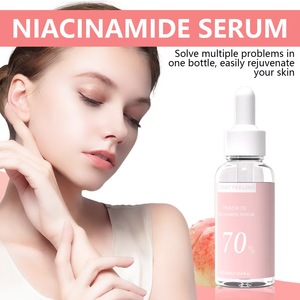 Sérum Visage Bio Naturel 70% Pêche et Niacinamide pour Femme Anti-Âge Éclaircissant Réduit les Taches Brunes Hydratant Anti-Âge - Product Image 4