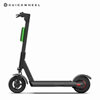 Trottinette électrique intelligente Kuickwheel 4G IoT contrôlée par application, pour la location et le partage, deux roues, moteur brushless 500W, pneus 10 pouces