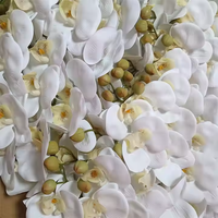 EG-A254 bonne qualité une pièce orchidée fleurs en plastique orchidée fleur orchidée bouquet pour la décoration de mariage à la maison
