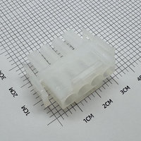 AMP MATE-N-LOK 1-480702-0 Connecteur 4 voies en laiton mâle/femelle avec boîtier en nylon 6,35 mm 600V 13A pour systèmes fil-circuit
