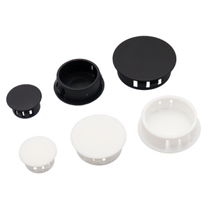 Shengyuan Plastic Round Hole Plugs Black White Cabinet Furniture Covers Decorative Caps For Kitchen Hardware - Product Image 4