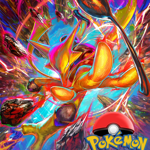 YQ vente en gros rare dessin animé Charizard Fan Art Eif bébé cartes à collectionner boîtes aveugles radiant ère Art conseil Pokemoned Booster boîte - Product Image 1