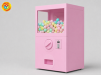Machine Gacha géante avec fenêtre à prix géants pour salles d'arcade et centres de divertissement familial