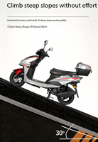Vente directe d'usine, scooter à essence 125cc, moteur 4 temps sans balais, vitesse maximale >80 km/h, prix d'usine pour adultes